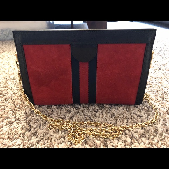 Gucci Ophidia Suede and Leather Shoulder Bag - Picture 5 of 7